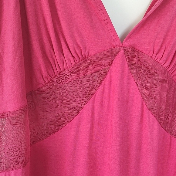 NWT Adore Me Dark Pink Elegant Pink Women's Nightgown Nightie XL - Picture 6 of 9